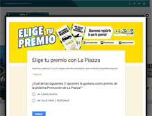 Tablet Screenshot of lapiazzaecuador.com